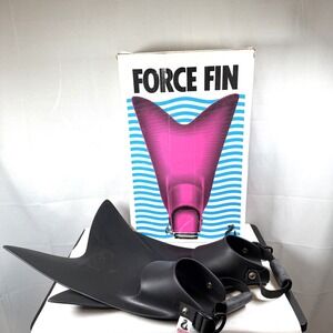 Force Fin Pro Adjustable Strap SCUBA  Snorkel Fins BLACK / Size Medium / New